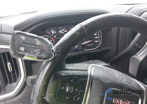 2020 GMC Sierra 1500 4Wd Standard Box Elevation from USA, damaged, VIN 1GTR9CEK3LZ248753